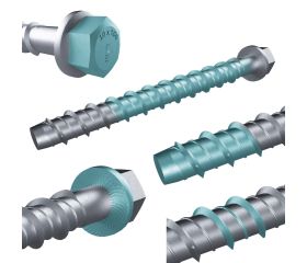 THE [CP] Anclaje de fijación directa en hormigón con recubrimiento ATLANTIS C3-H. Homologado ETE Opt.1. Cabeza hexagonal